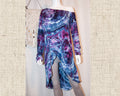 Extra Large - One Shoulder High-Low Asymmetrical Rayon Shirt
