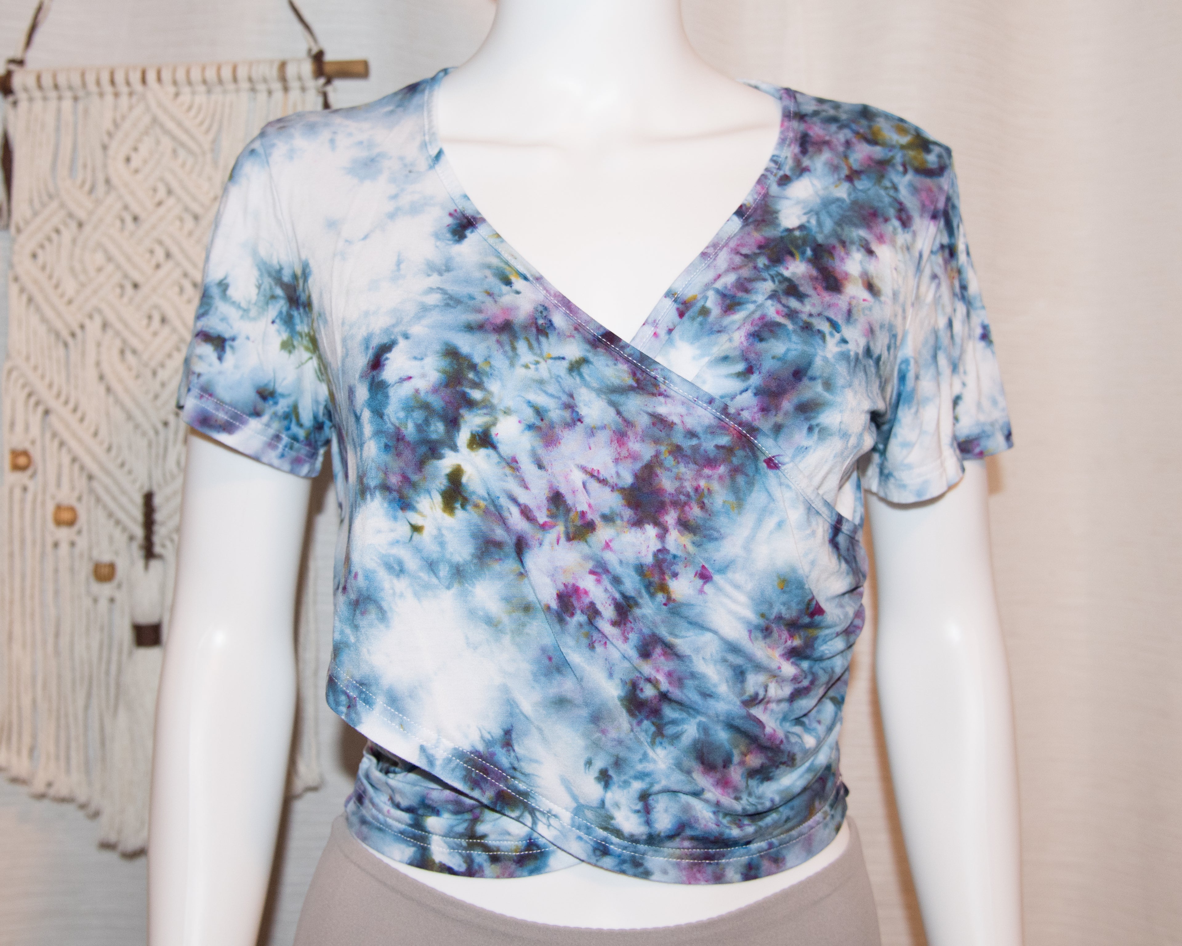 Cross-Front Crop Top - XL