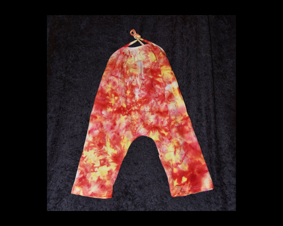Toddler Romper 3-4T - Yellow, Orange, Red