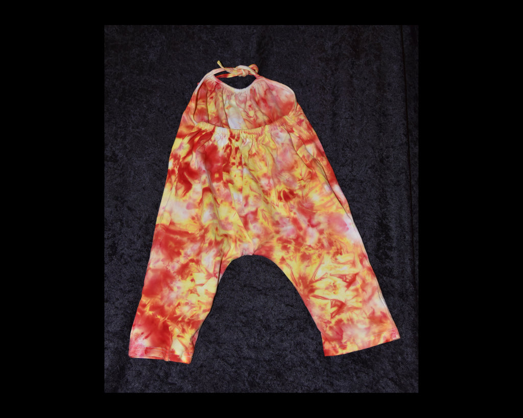 Toddler Romper 3-4T - Yellow, Orange, Red