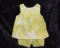 12 mo. Tank Dress and Bloomers set - Light Green