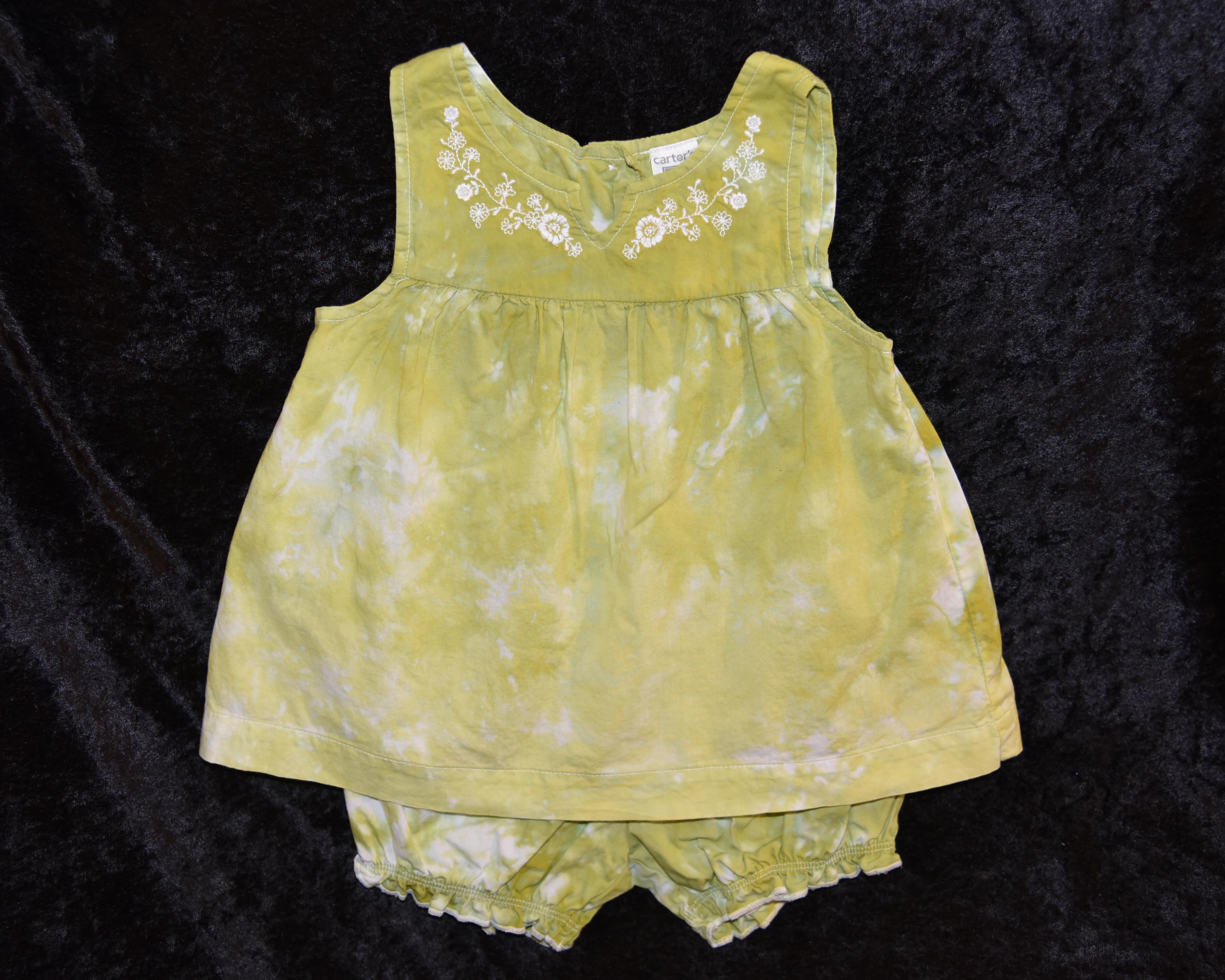 24 mo. Tank Dress & Bloomers set - Light Green