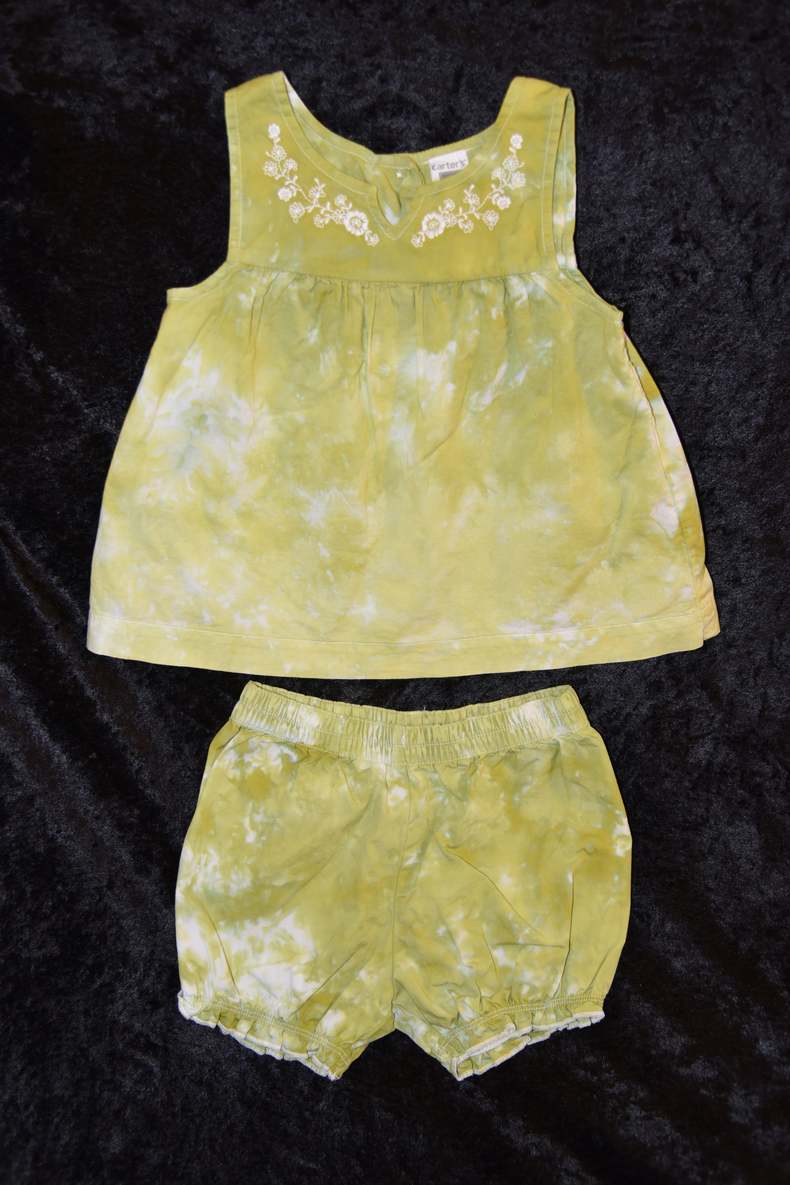 24 mo. Tank Dress & Bloomers set - Light Green
