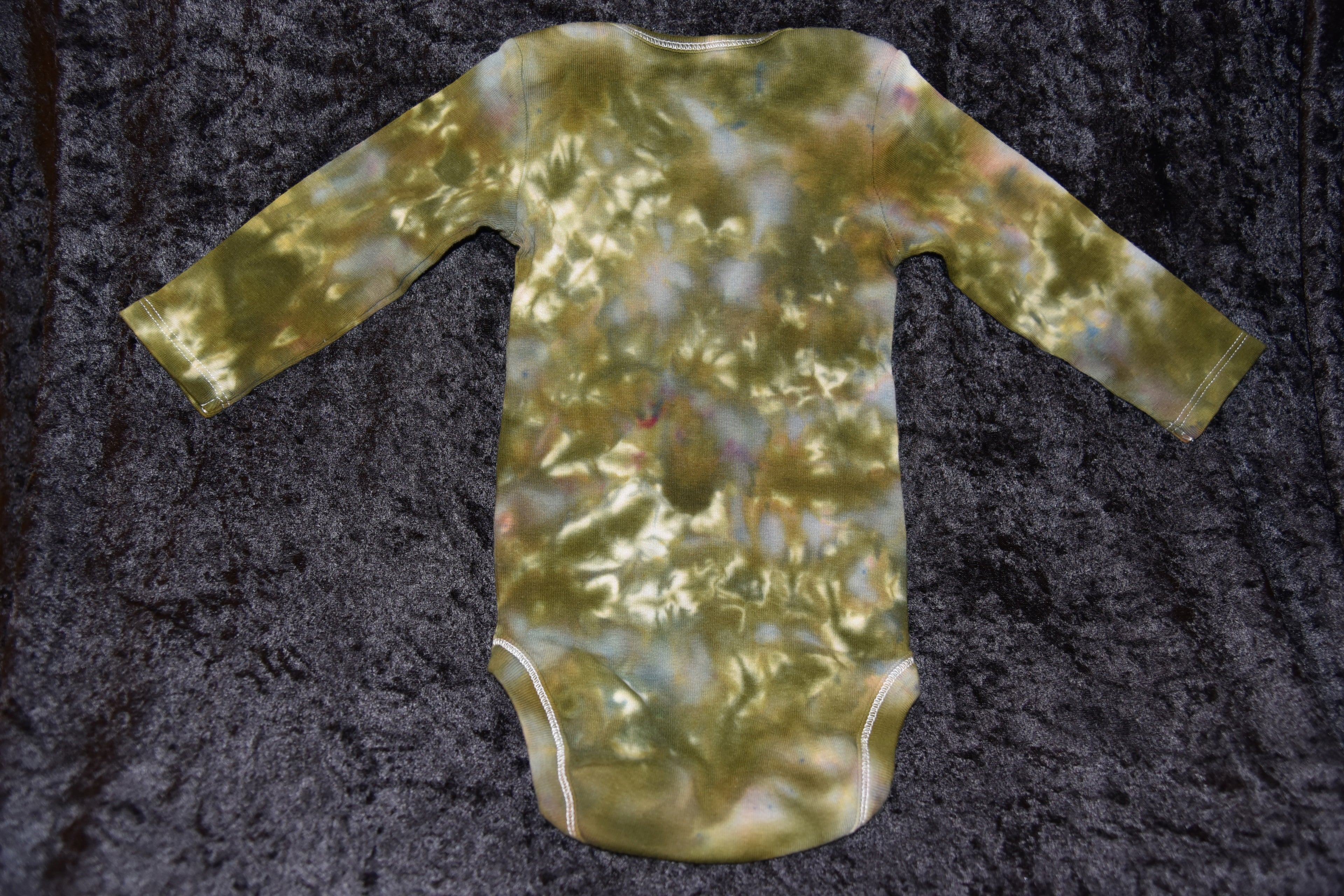 6 mo. bodysuit - Moss Green