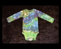18 mo. bodysuit - Blue & Green Geode