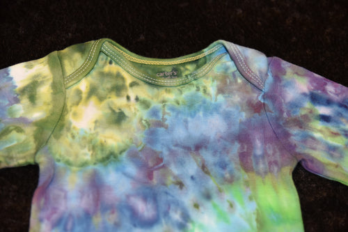 18 mo. bodysuit - Blue & Green Geode