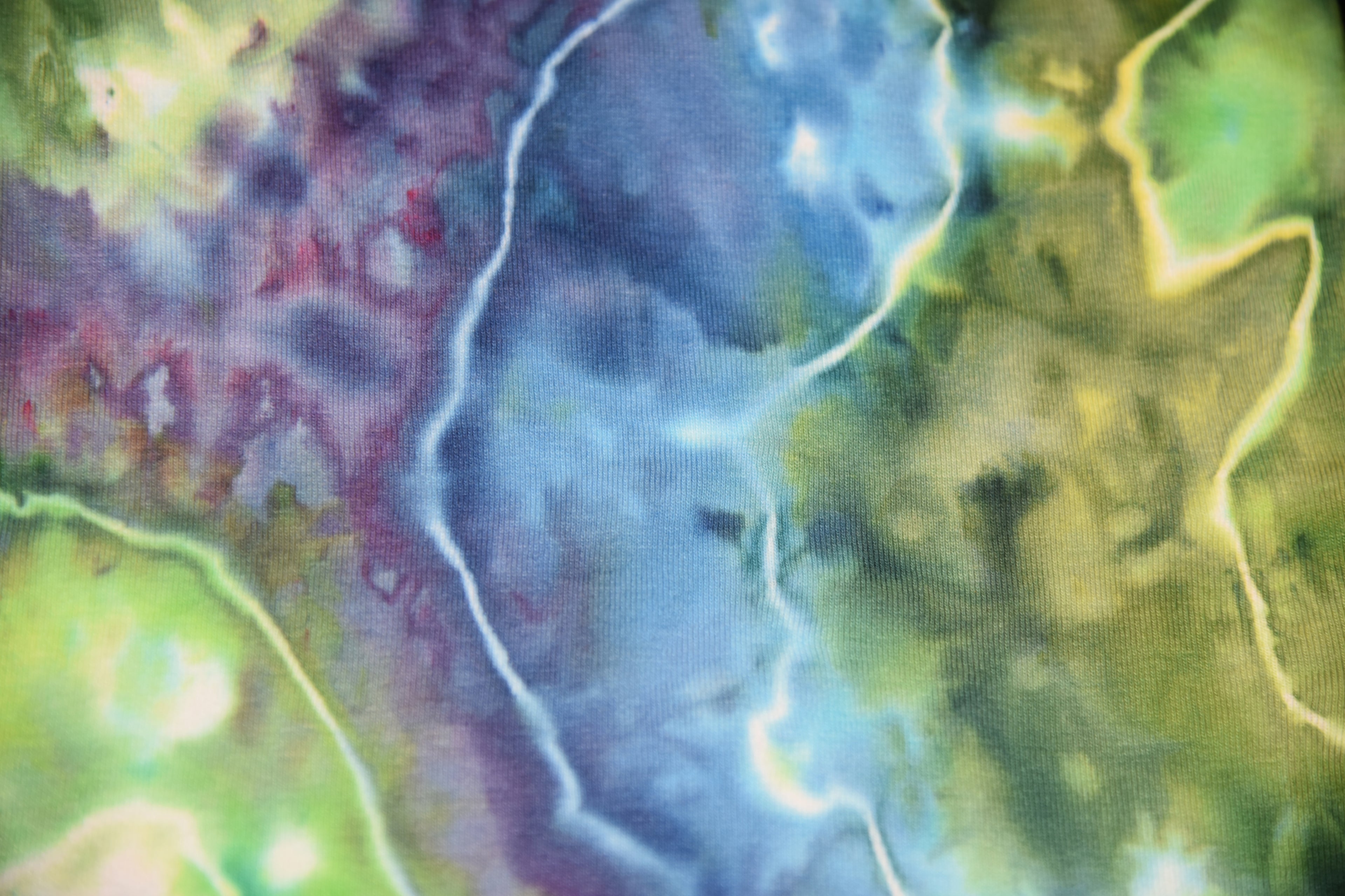24 mo. bodysuit - Blue & Green Geode