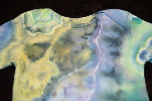 24 mo. bodysuit - Blue & Green Geode
