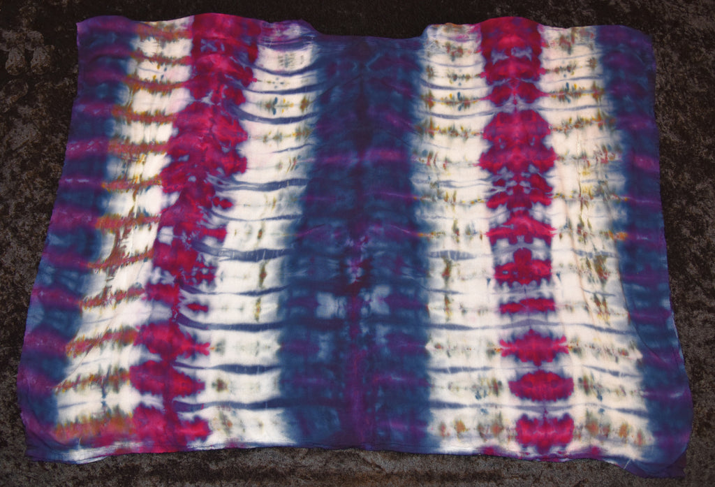 Poncho - One Size - Vertical Stripes