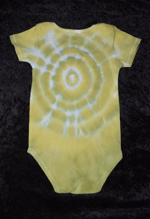24 mo. bodysuit - Green and Yellow Bullseye