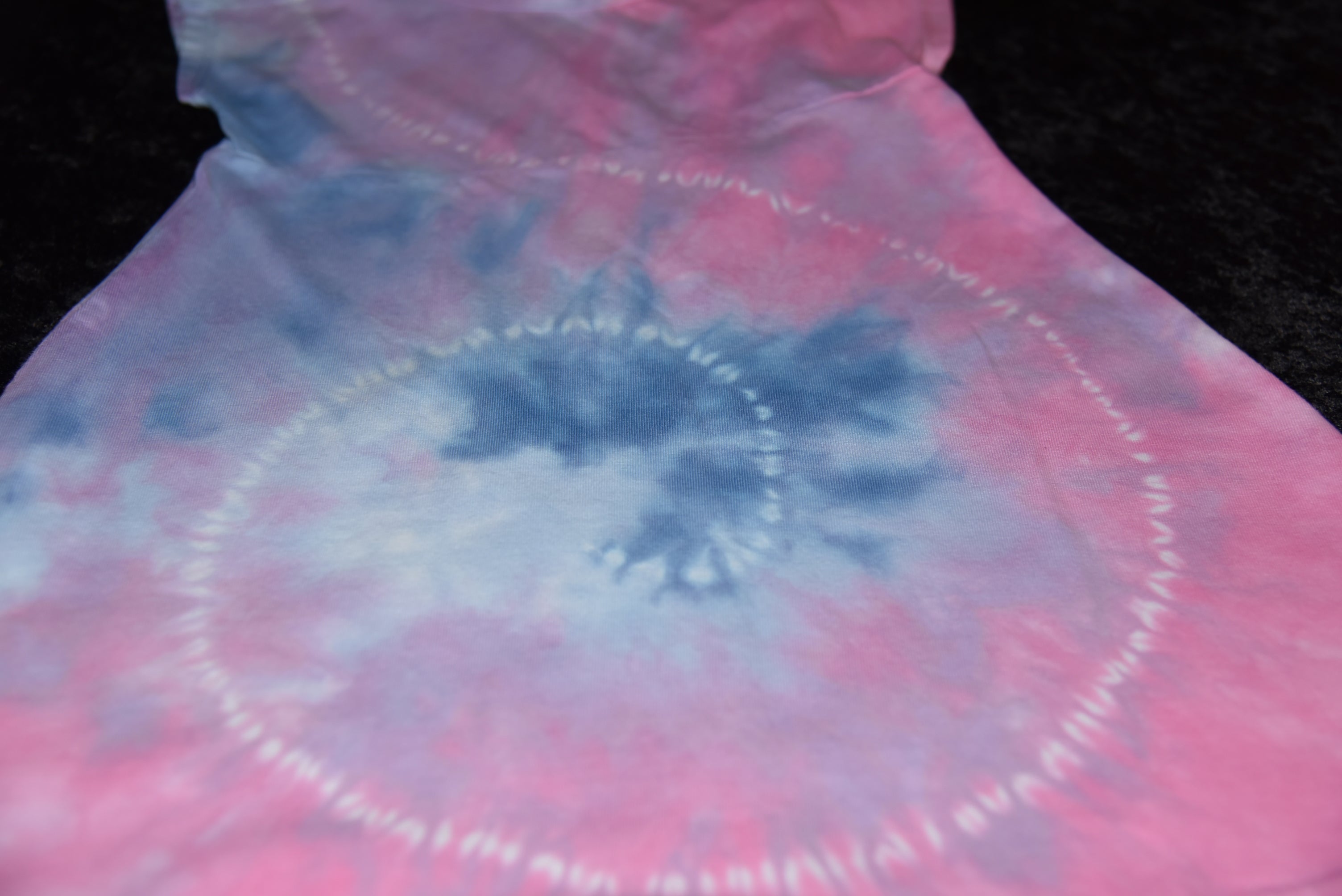 Split sleeve tie-dye dress (2T) - Purple & Pink