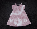 Split sleeve tie-dye dress (2T) - Rose (pink)