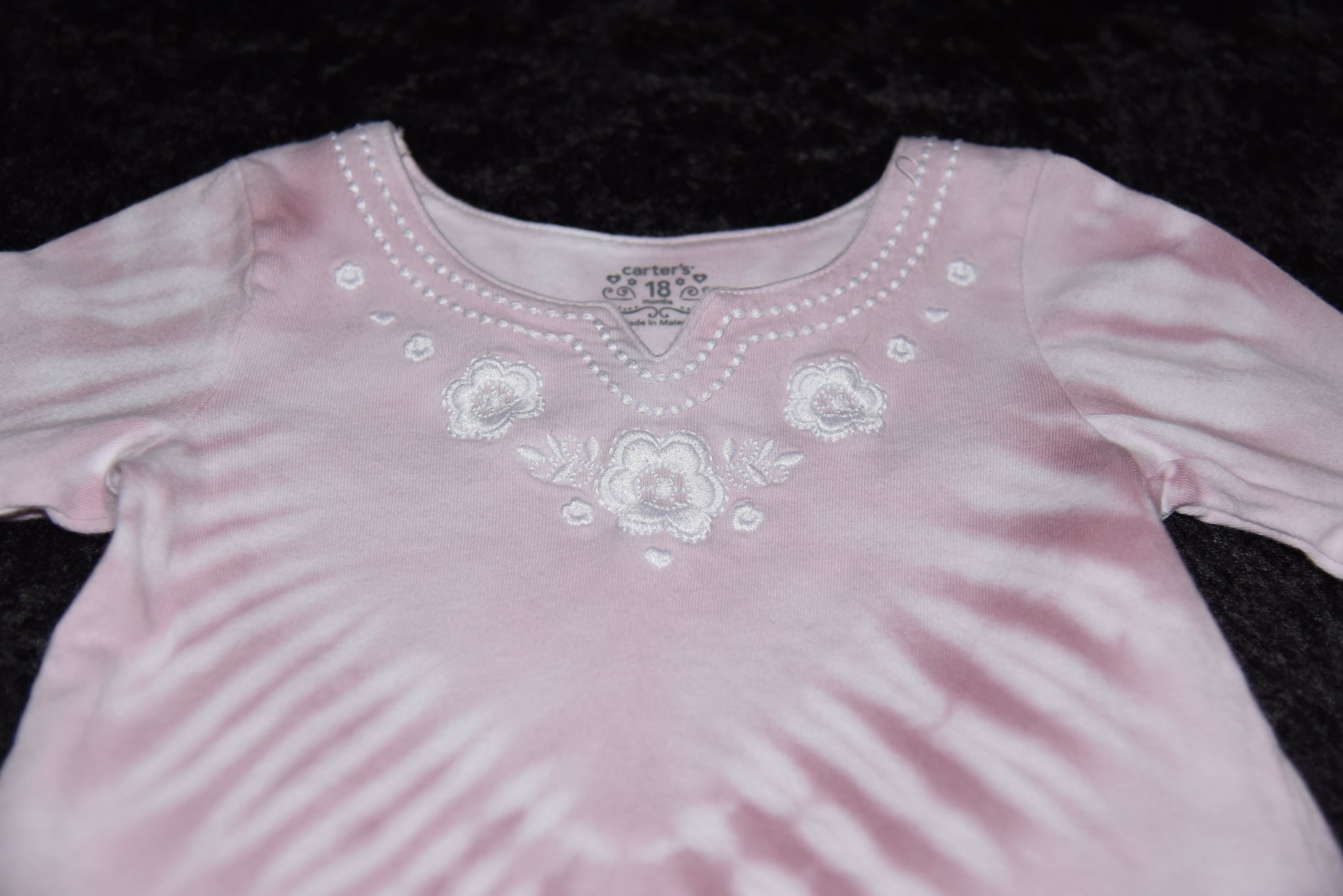 18mo Bell-sleeved Shirt - Rose Pink
