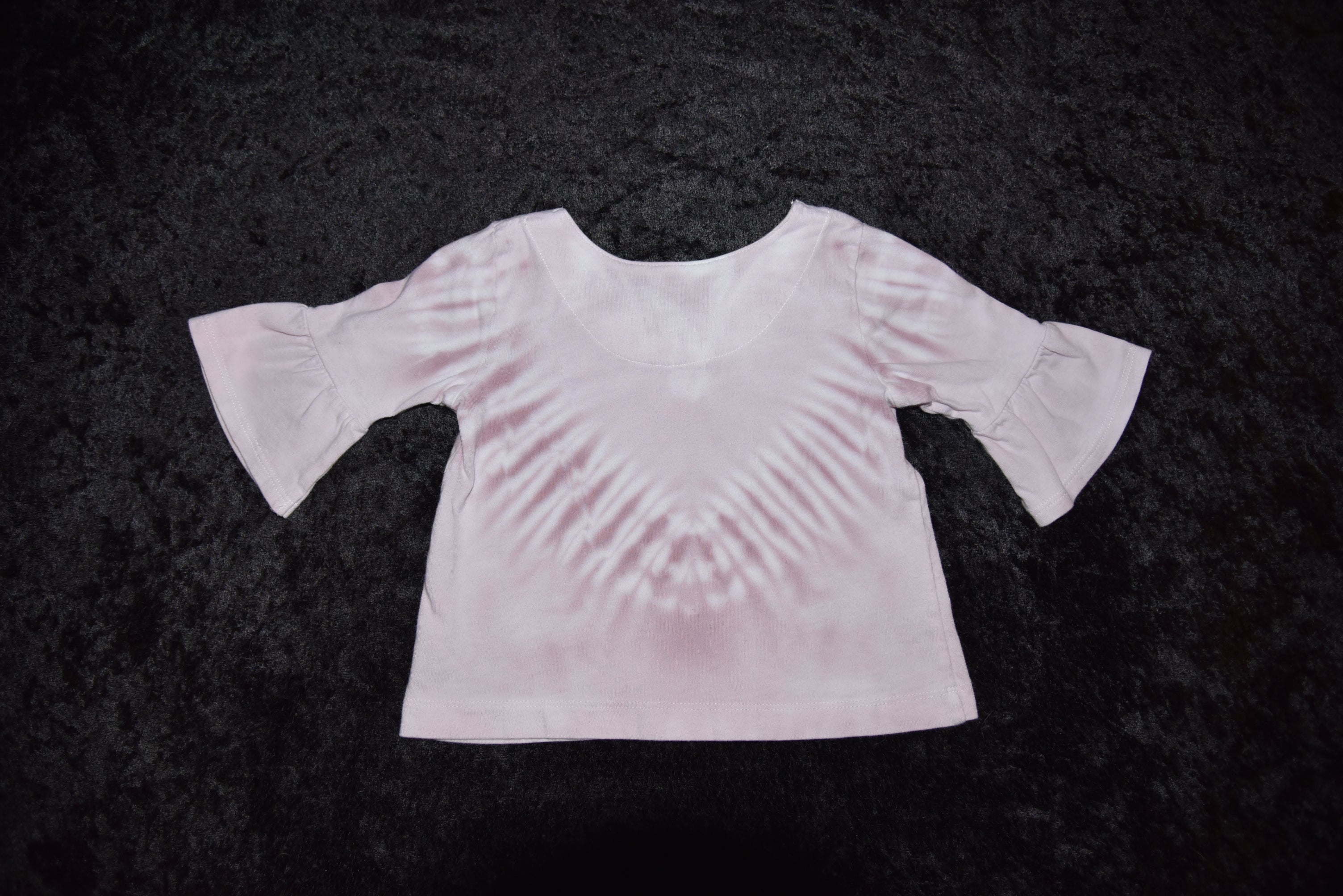 18mo Bell-sleeved Shirt - Rose Pink