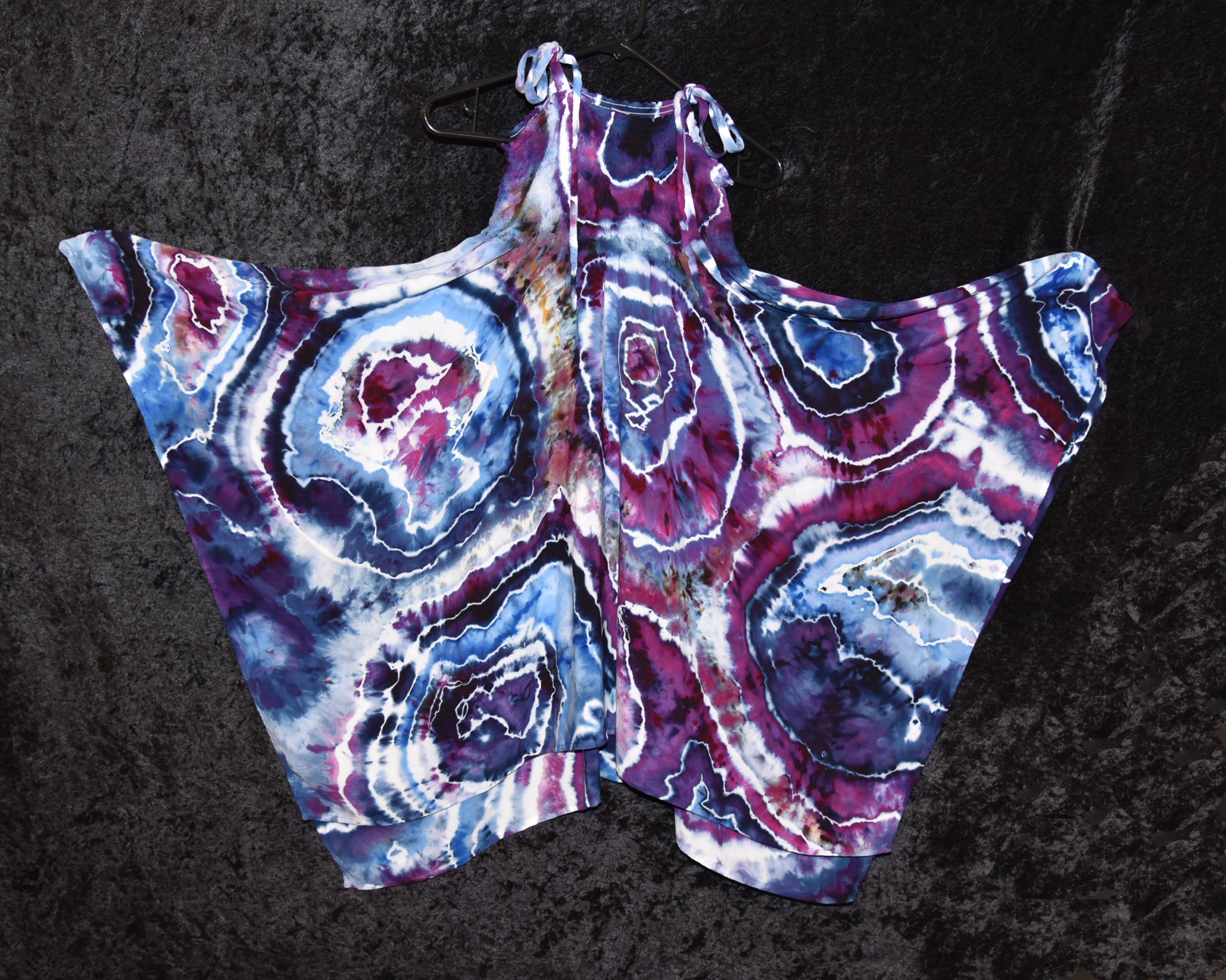S - Women's Festival Skirt/Dress - Purple Geode