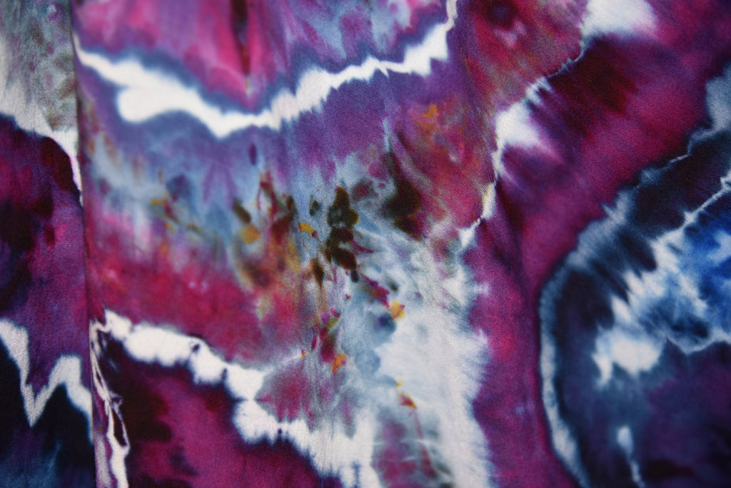S - Women's Festival Skirt/Dress - Purple Geode