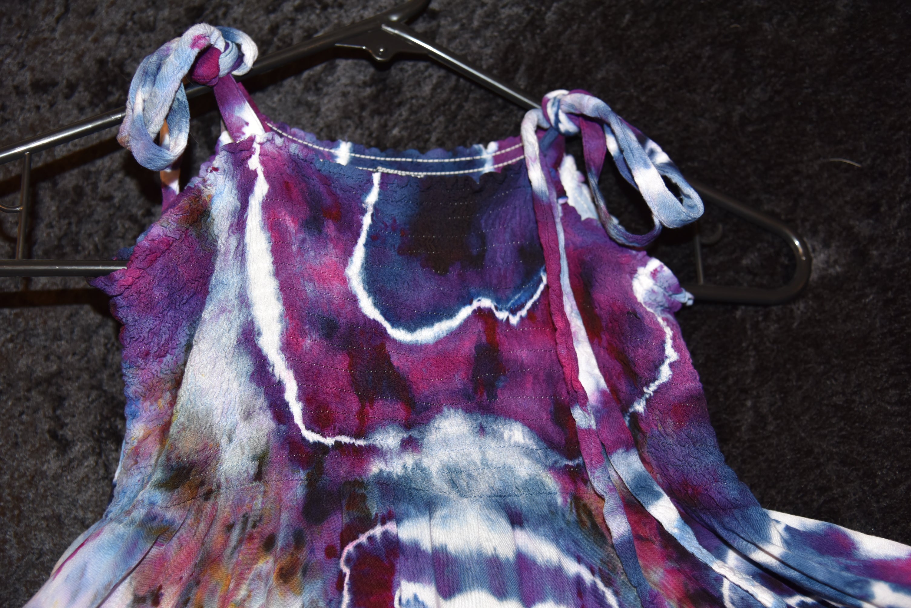 S - Women's Festival Skirt/Dress - Purple Geode
