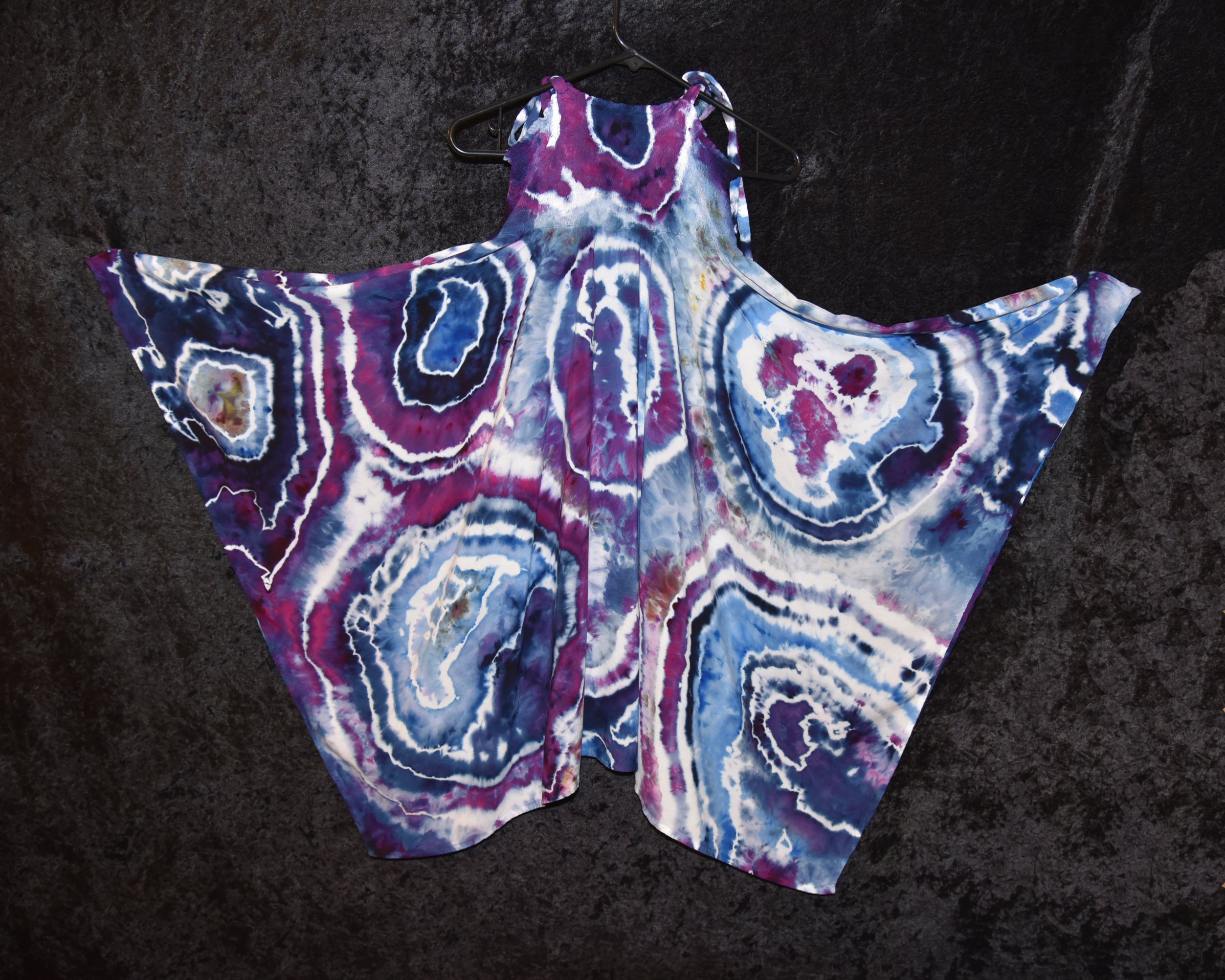 S - Women's Festival Skirt/Dress - Purple Geode