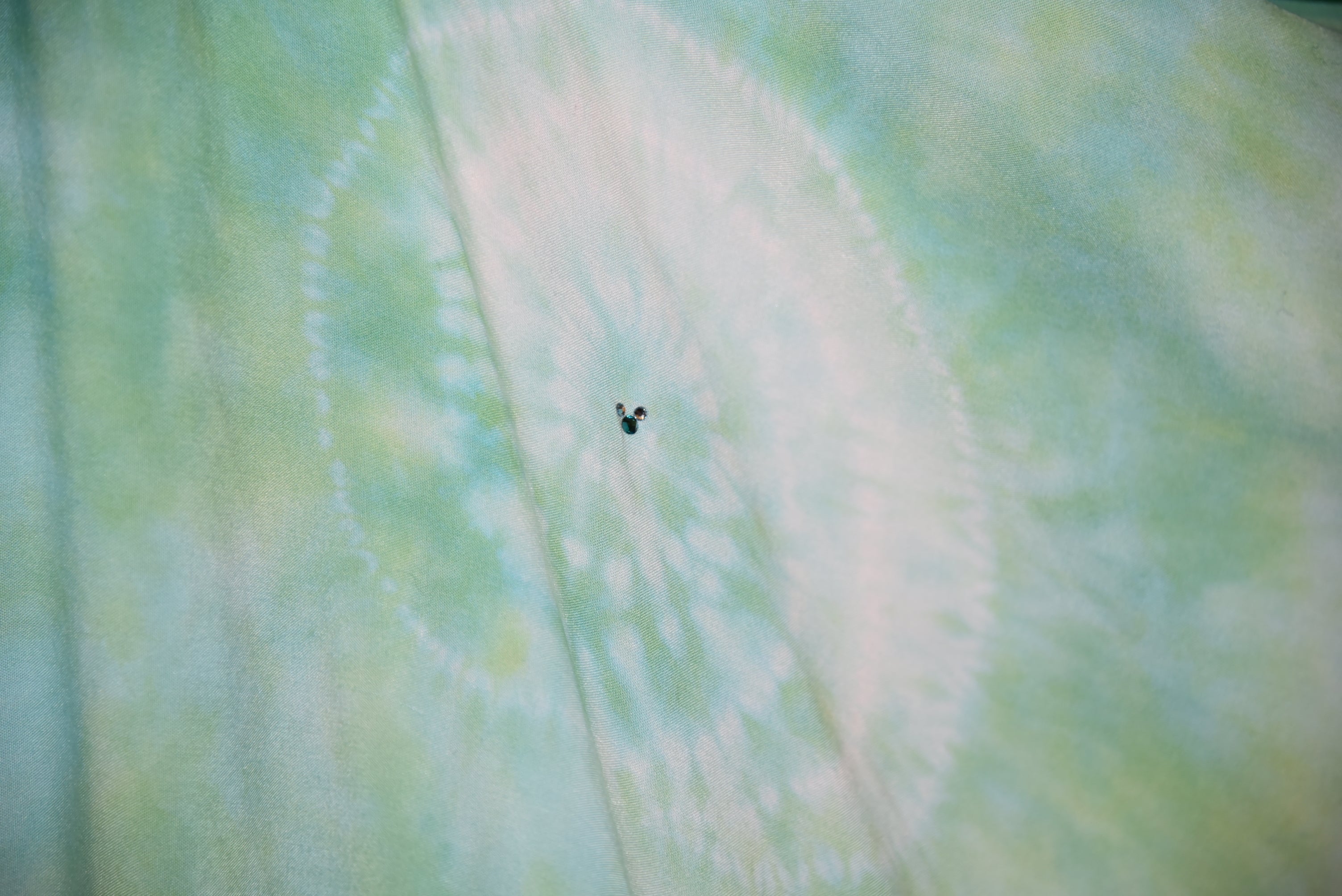 S - Women's Festival Skirt/Dress - Seafoam Green spirals