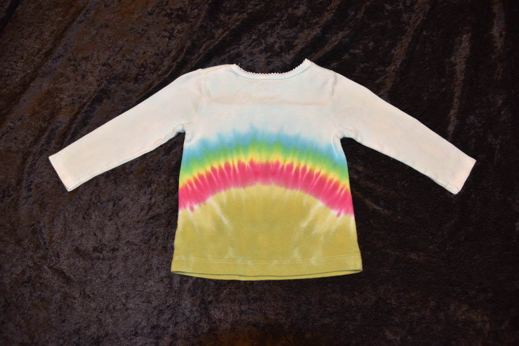 12mo. Long Sleeve shirt - Rainbow