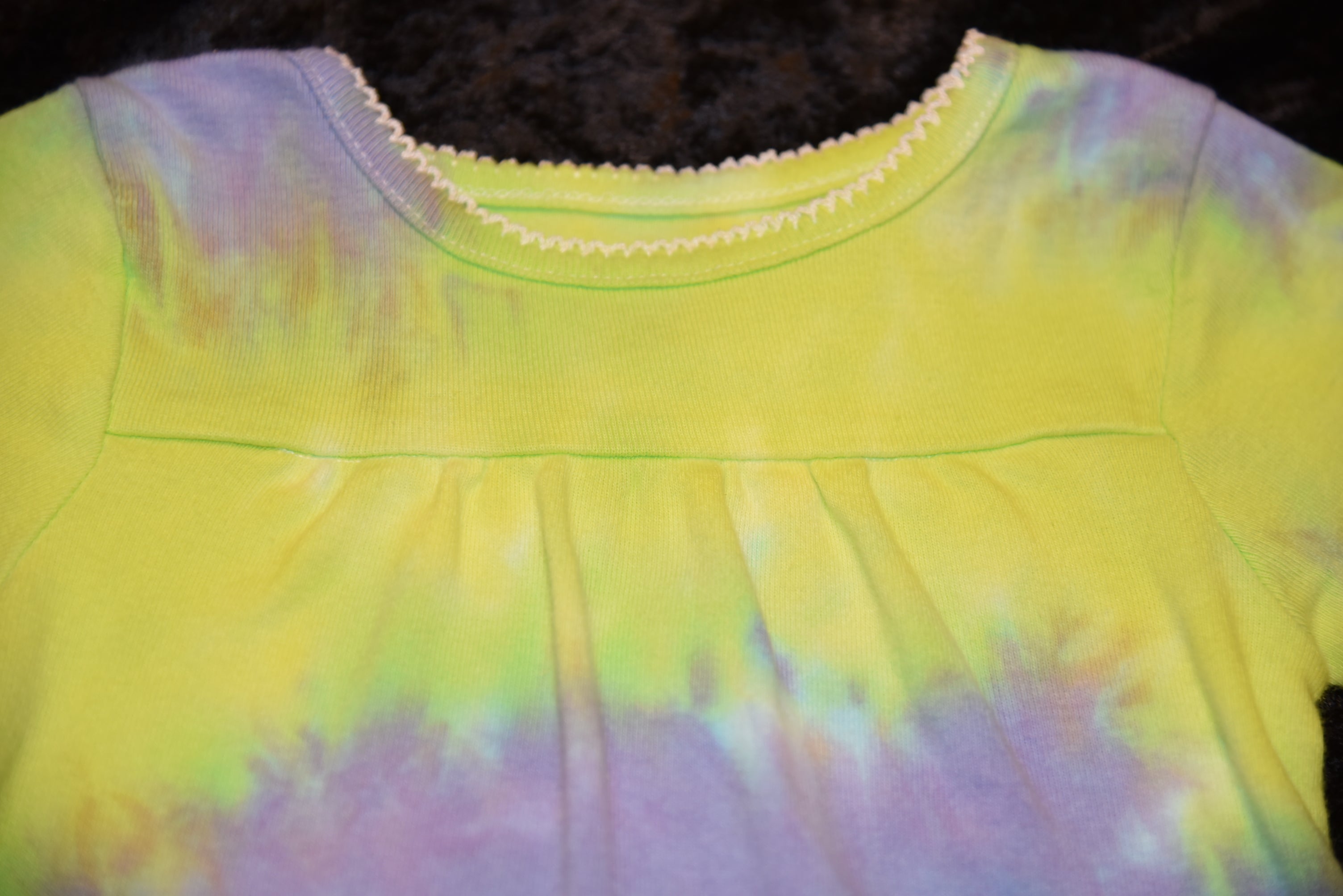 12mo. Long Sleeve shirt - Green, Purple, Blue