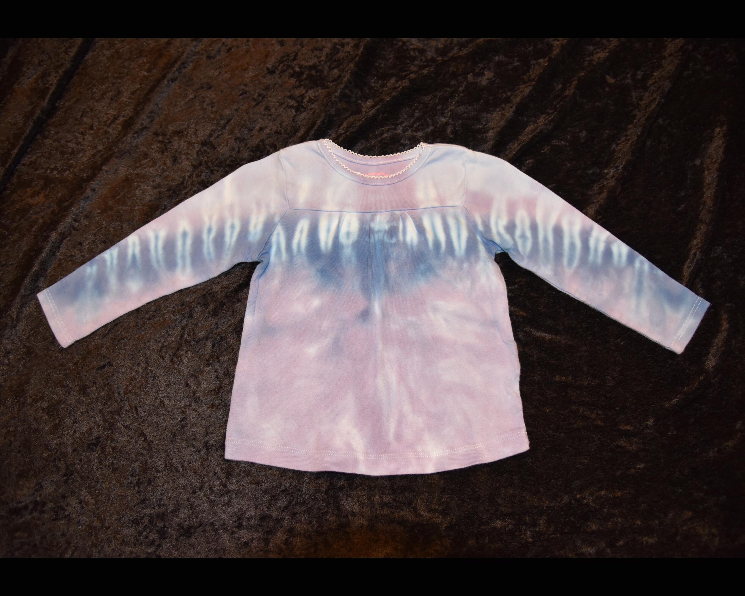 24 mo. Long Sleeve shirt - Purple, Blue