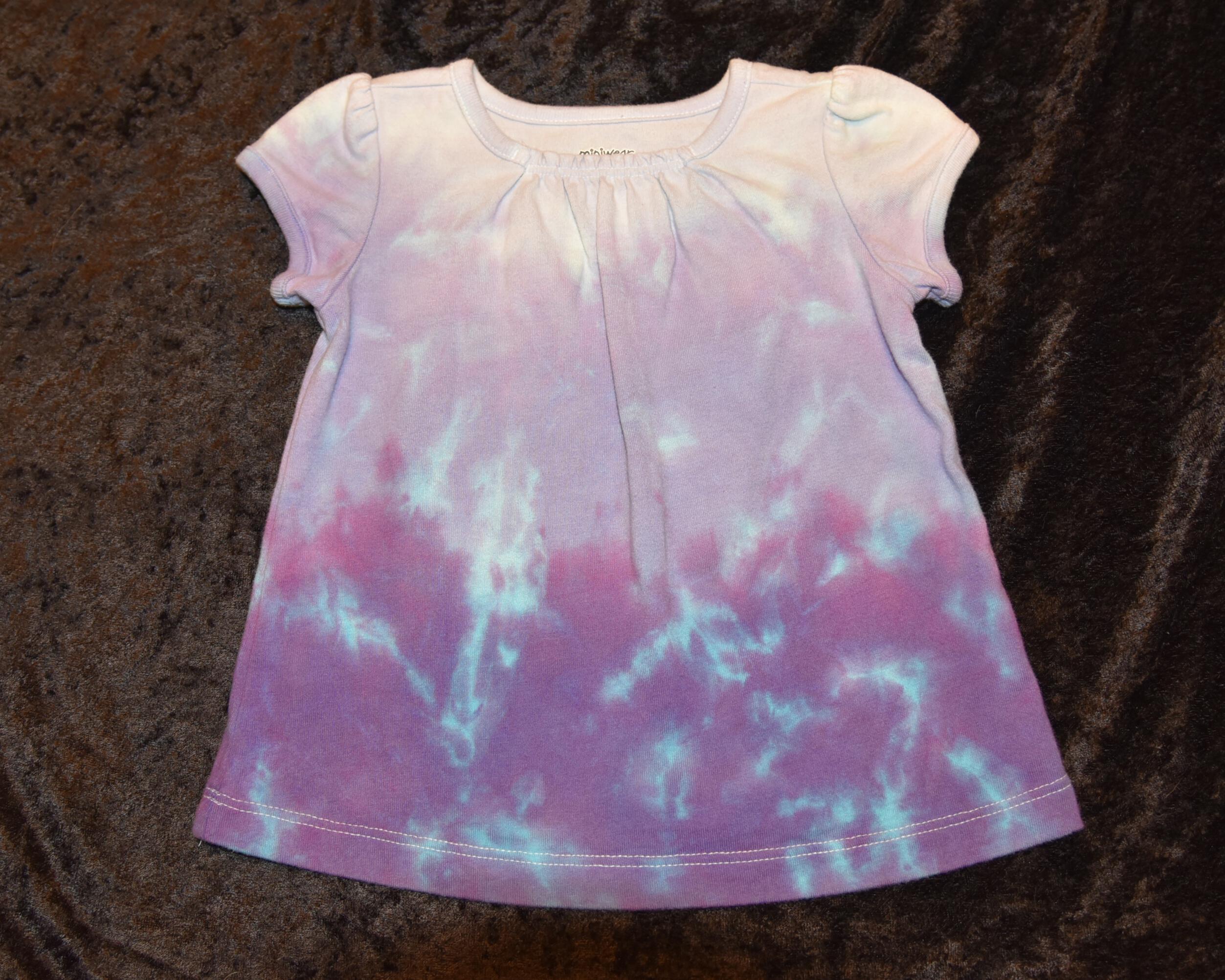 12mo. shirt - Blue & Purple
