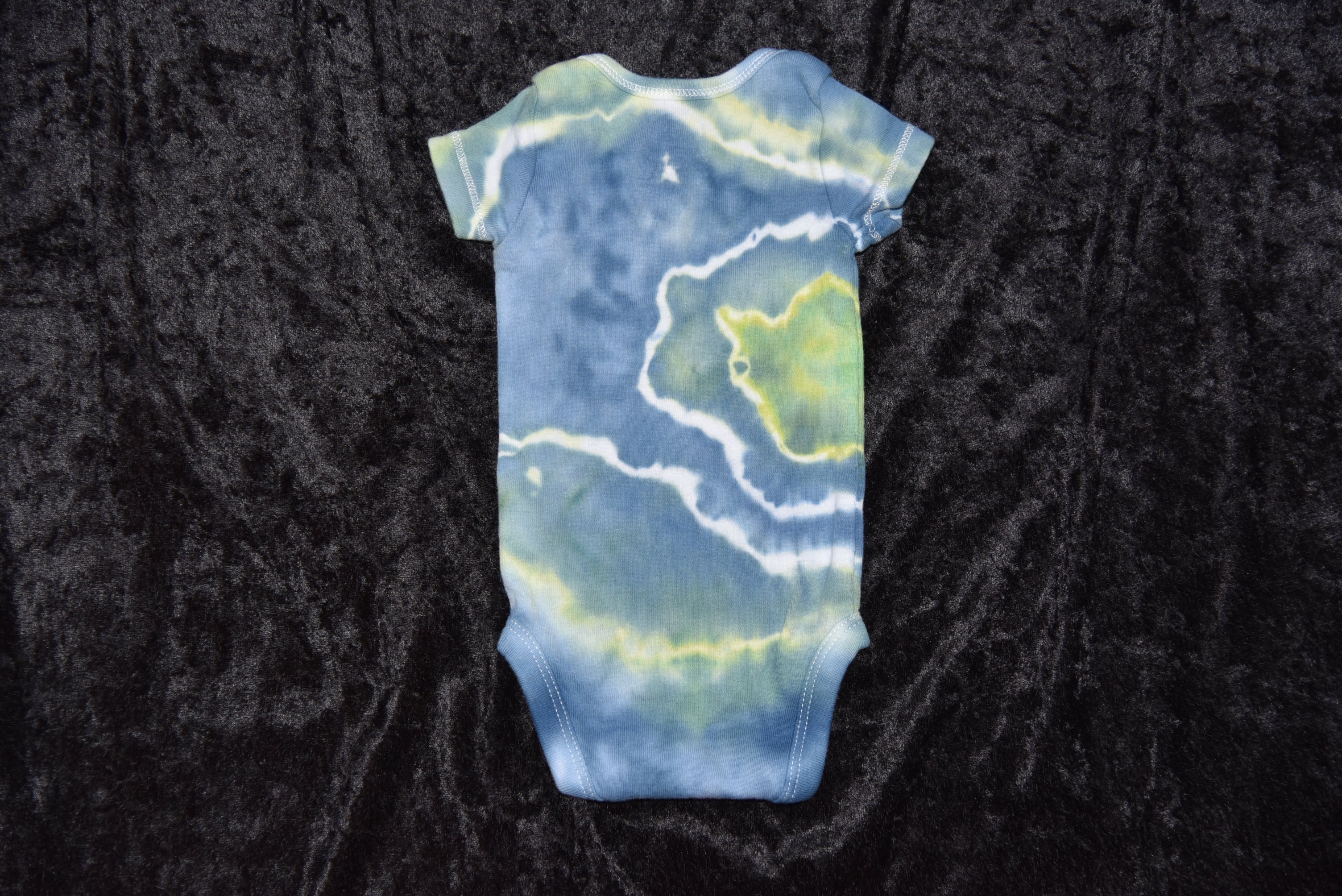 Newborn bodysuit - Green, Blue