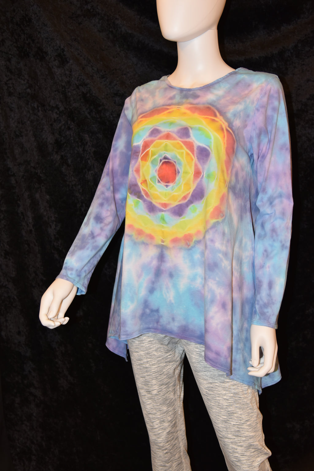 L - Rainbow Mandala Women's Shirt