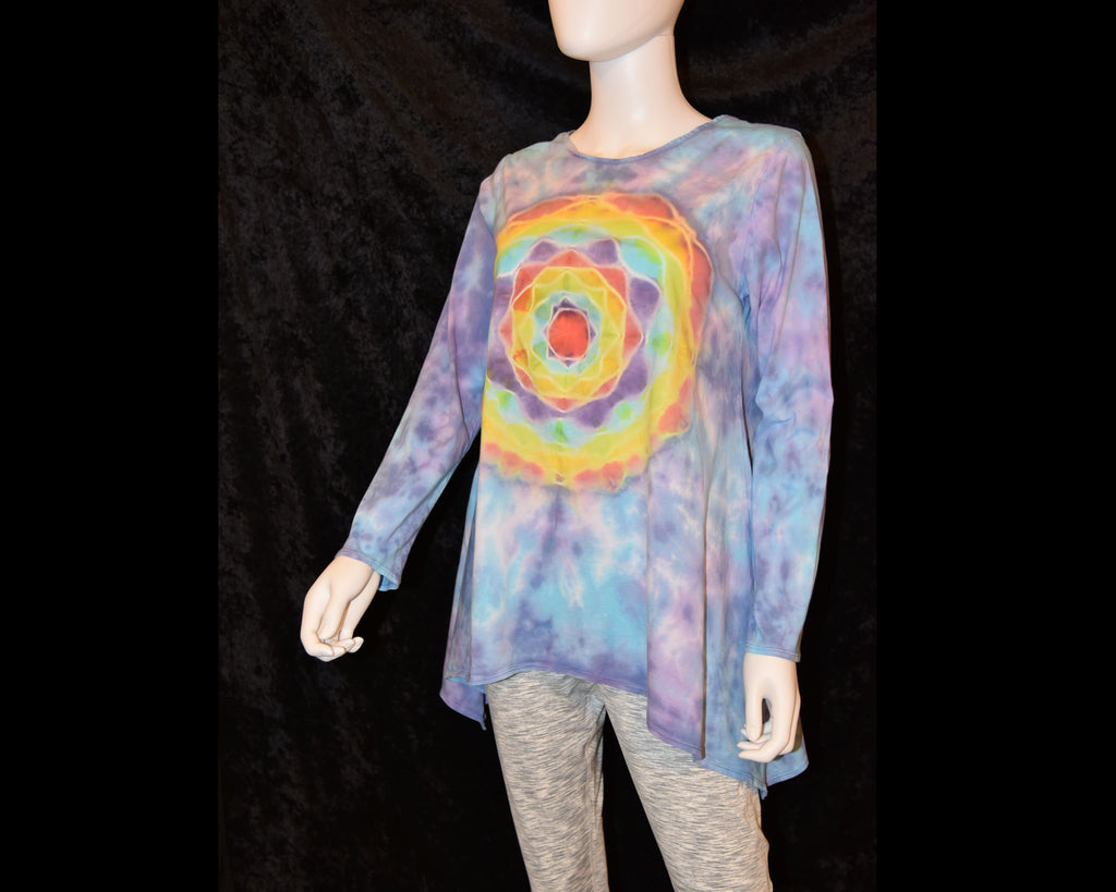 L - Rainbow Mandala Women's Shirt