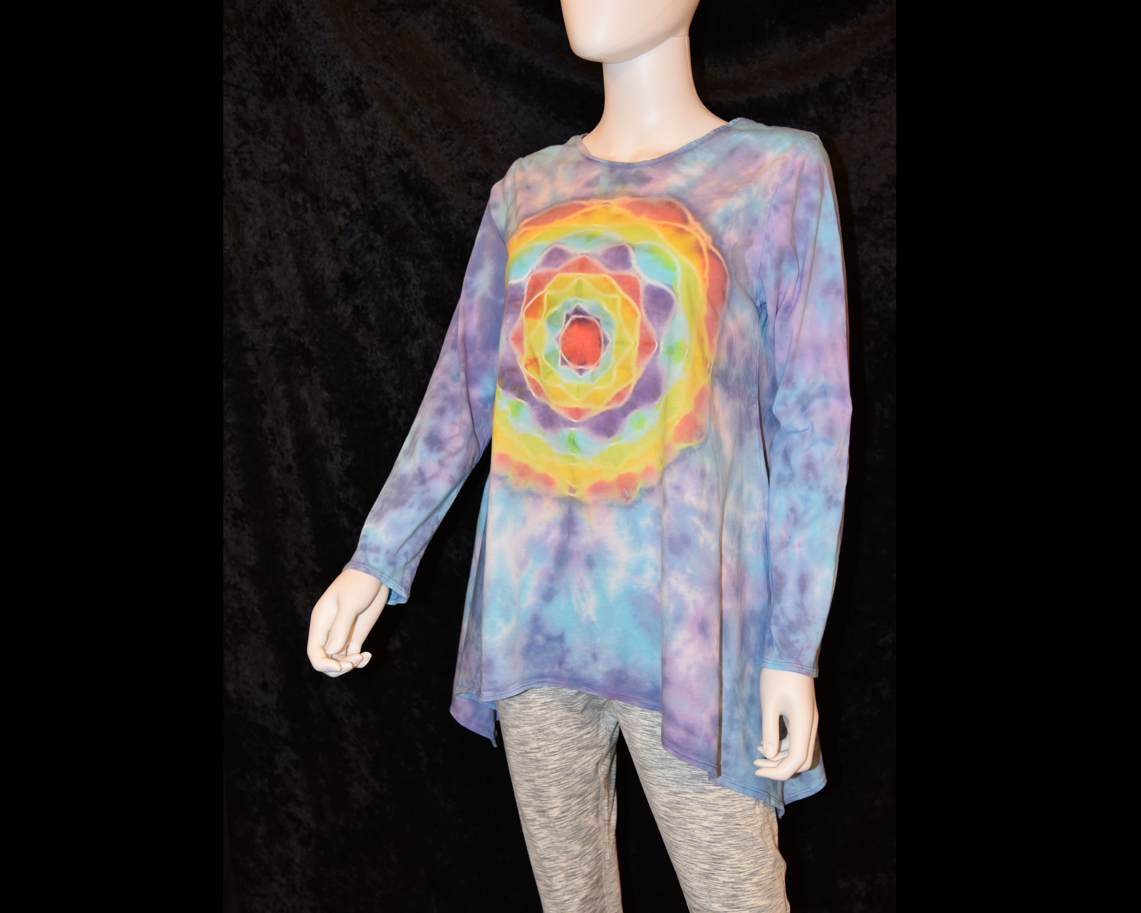 L - Rainbow Mandala Women's Shirt