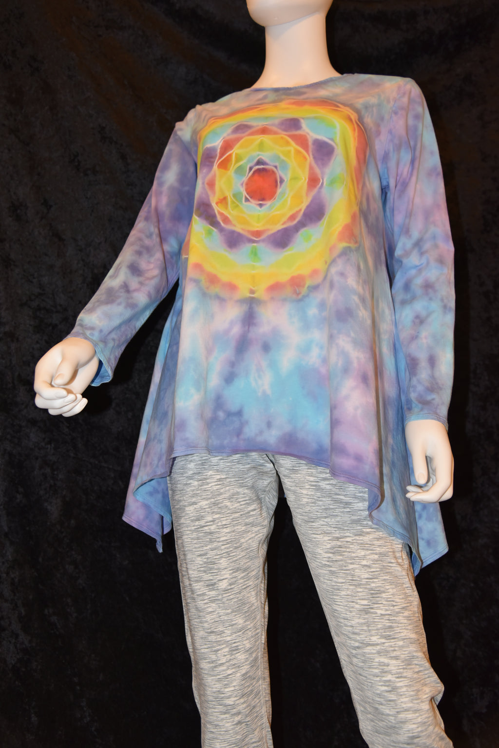 L - Rainbow Mandala Women's Shirt