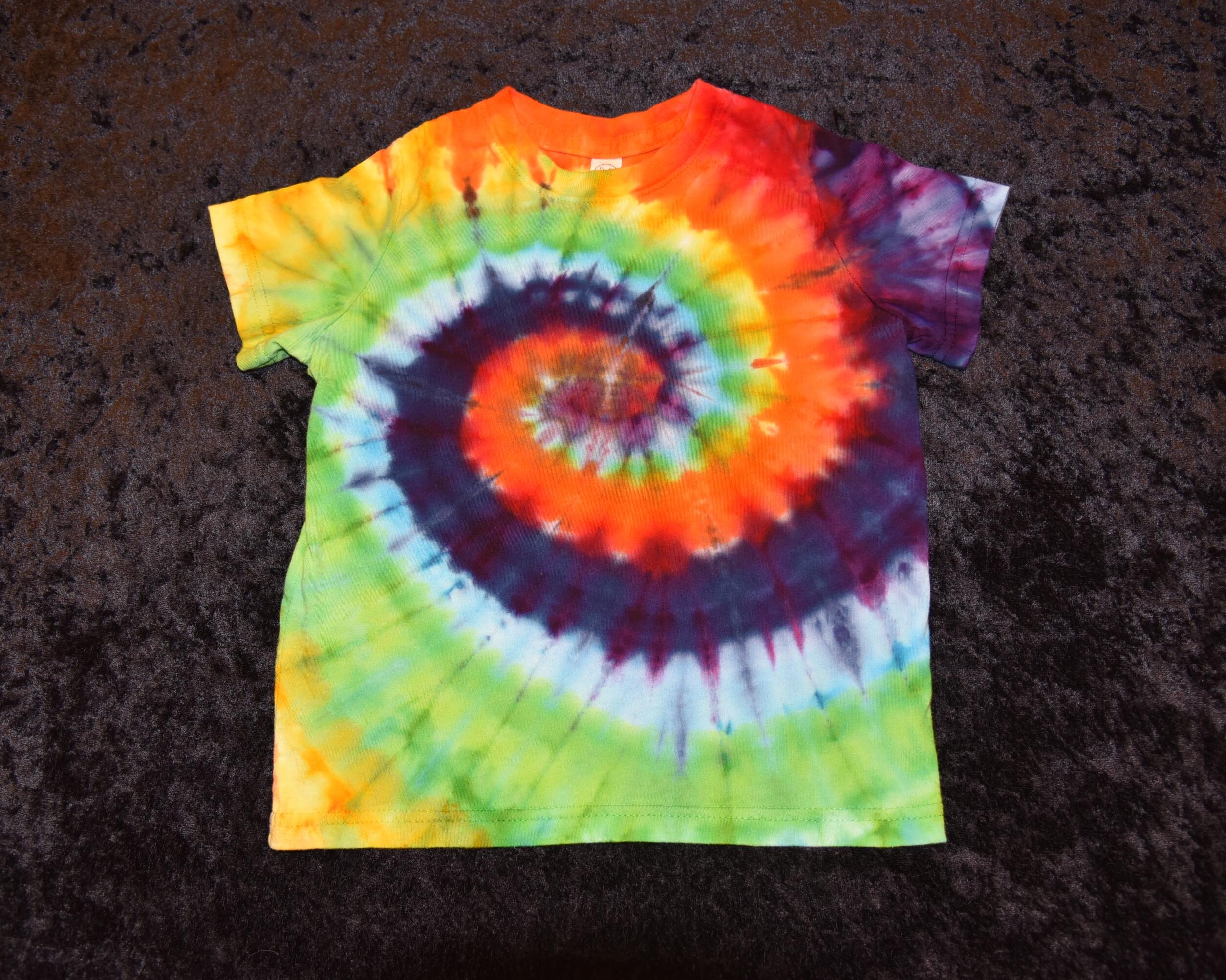 Toddler (Size 3) T-shirt - Spiral Pattern