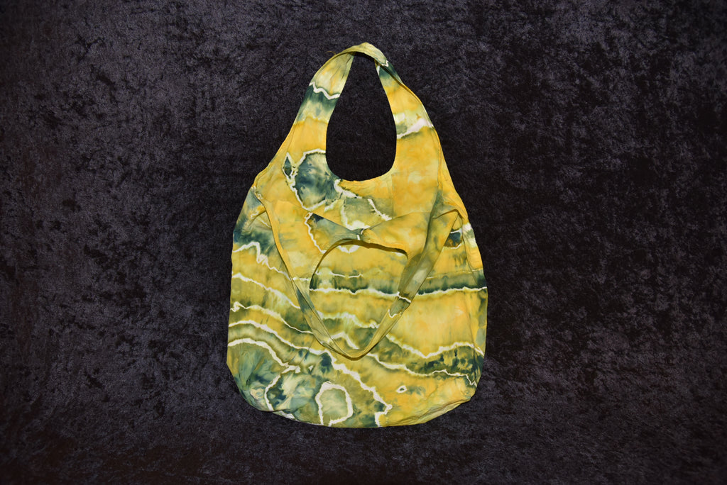 Cotton Shopping Bag - Yellow, Green