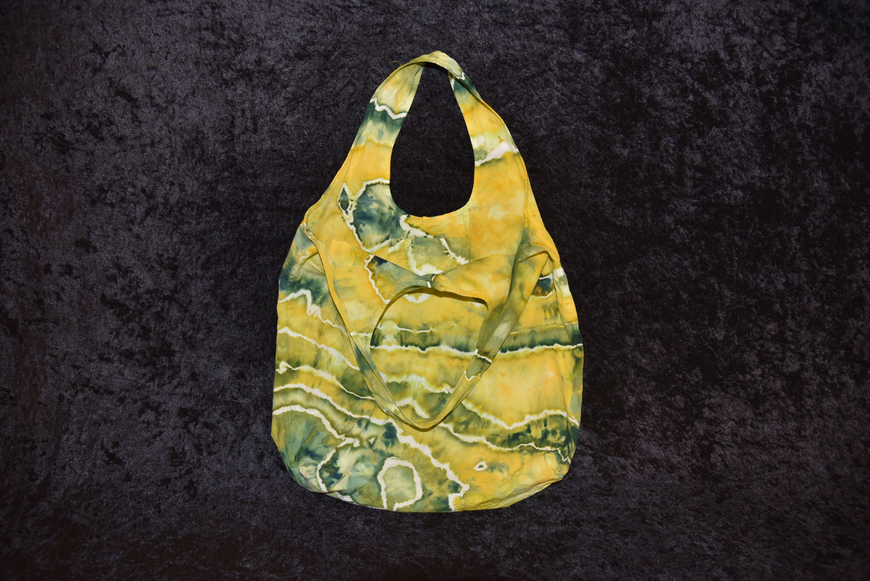 Cotton Shopping Bag - Yellow, Green