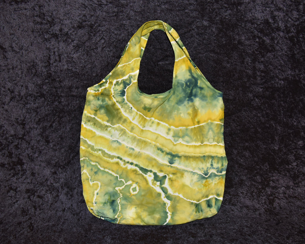 Cotton Shopping Bag - Yellow, Green
