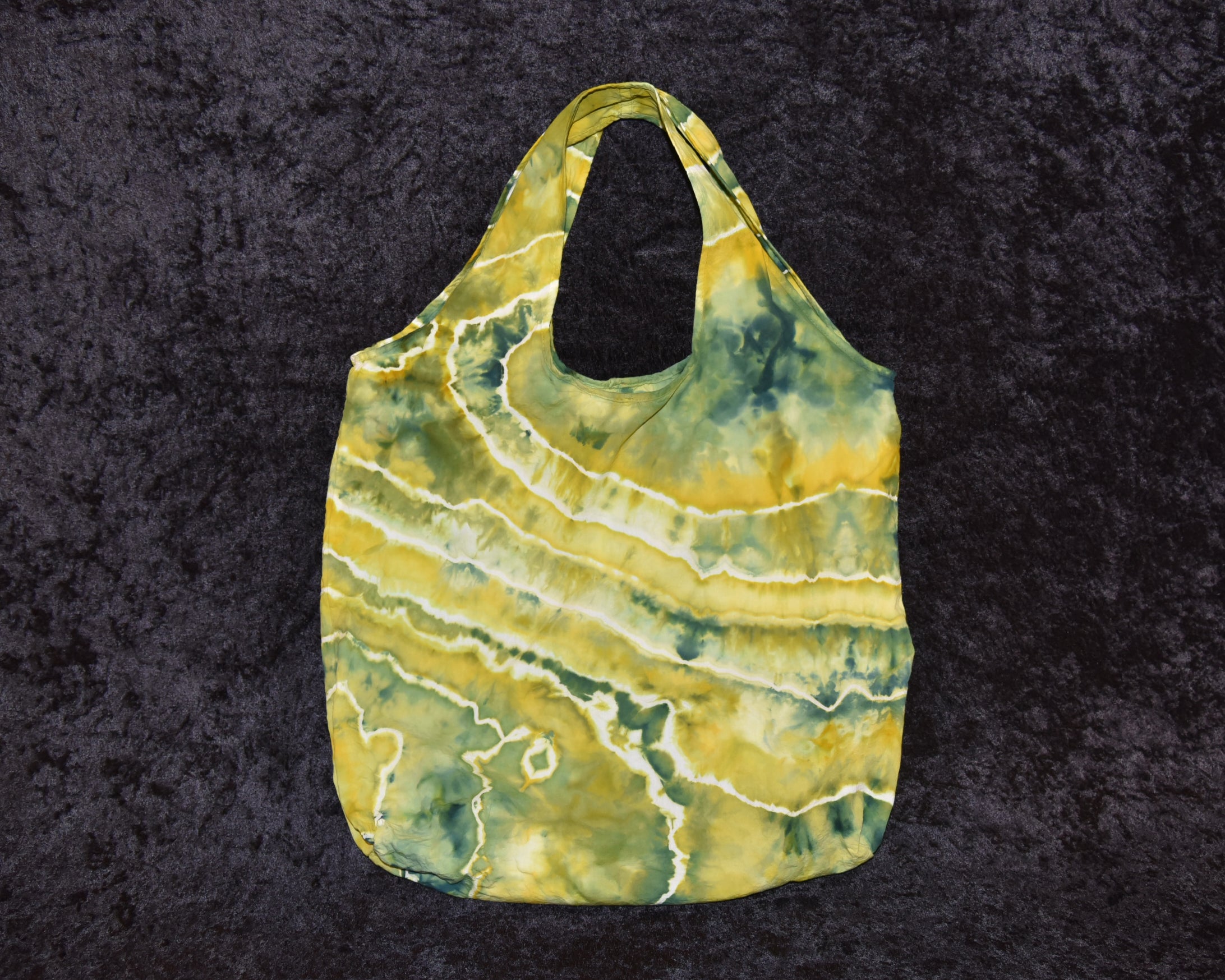 Cotton Shopping Bag - Yellow, Green