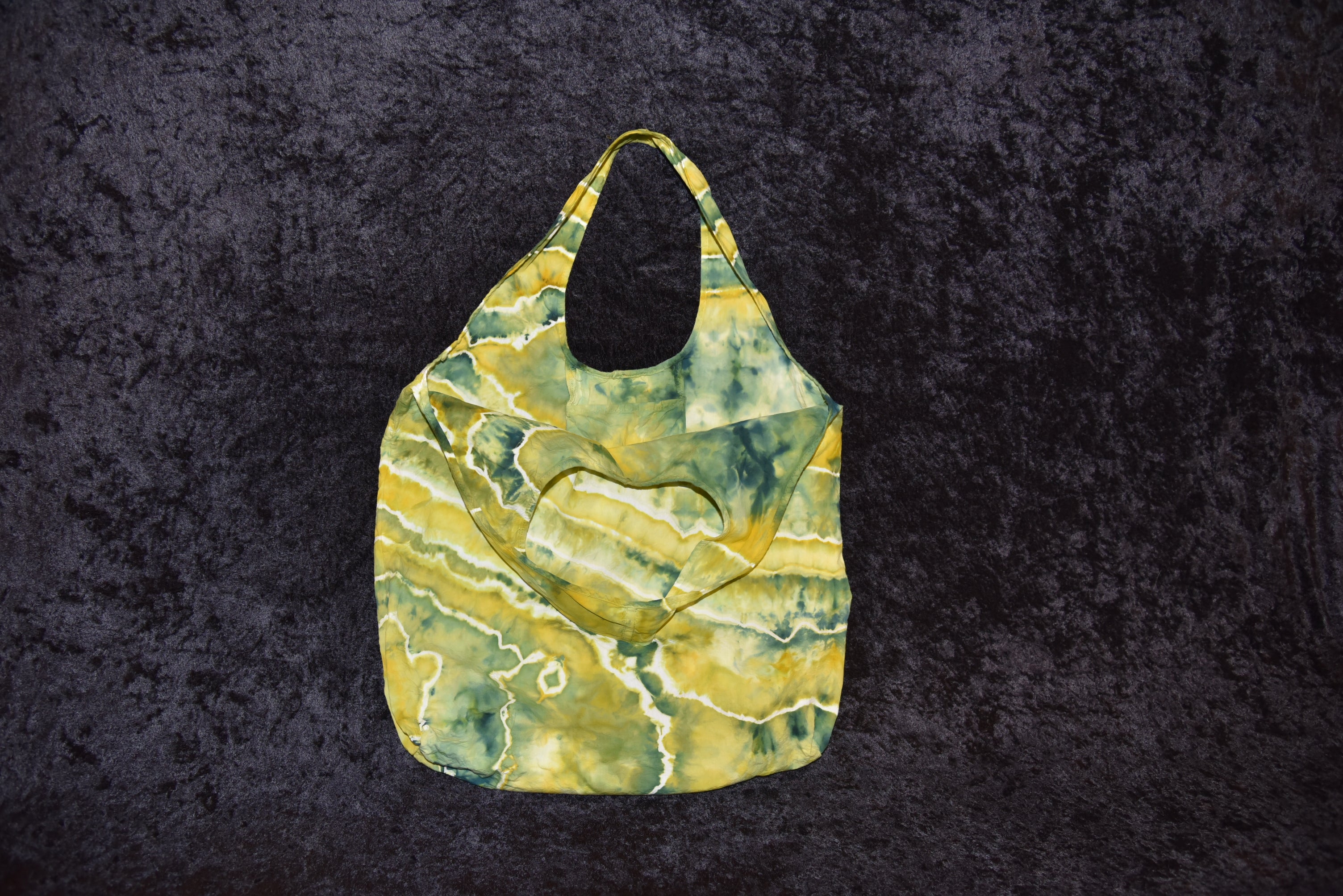 Cotton Shopping Bag - Yellow, Green